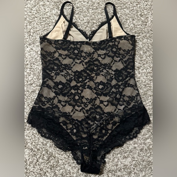 Popilush Shapewear Firm Control Smoothing Full Lace Thong Bodysuit - Picture 4 of 5